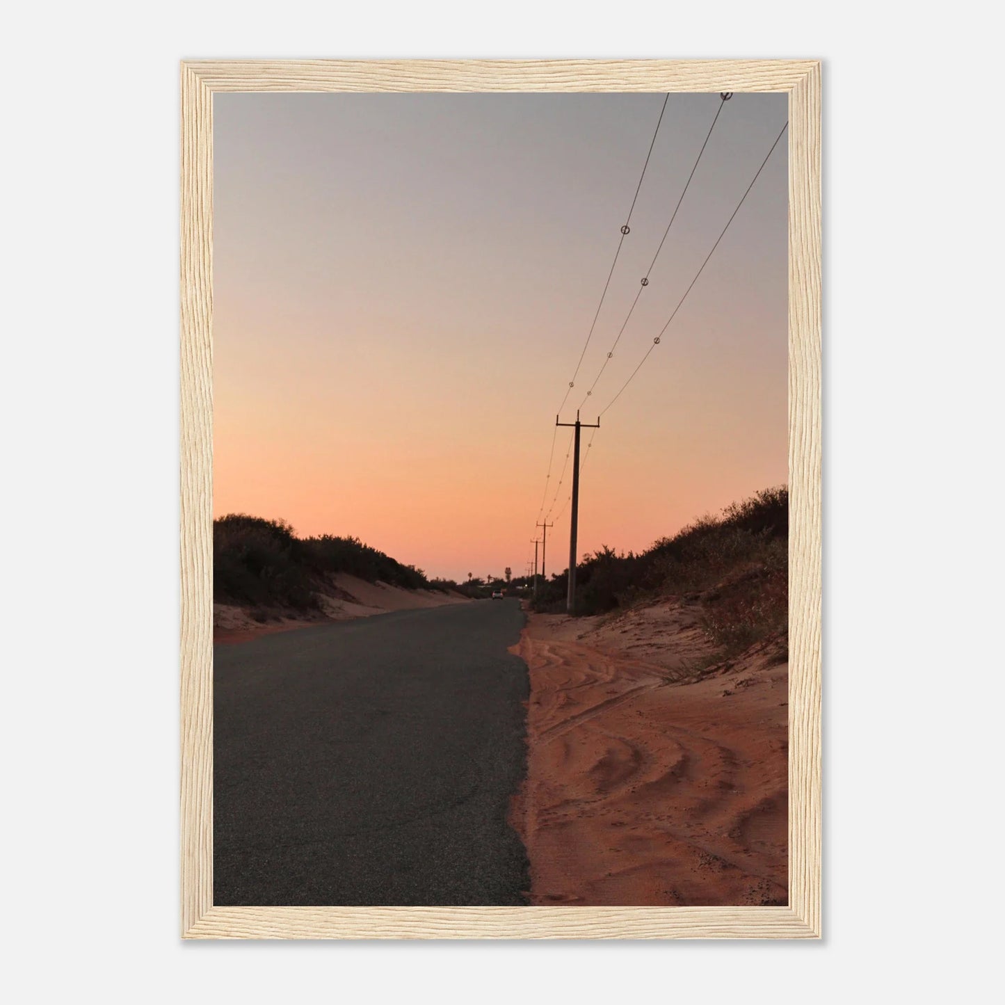 HAPPY MIND Poster *dreamy sunset*