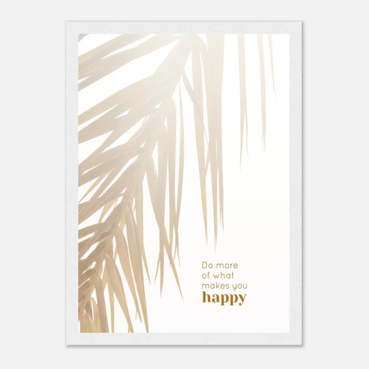 HAPPY MIND Poster *do what makes you happy*