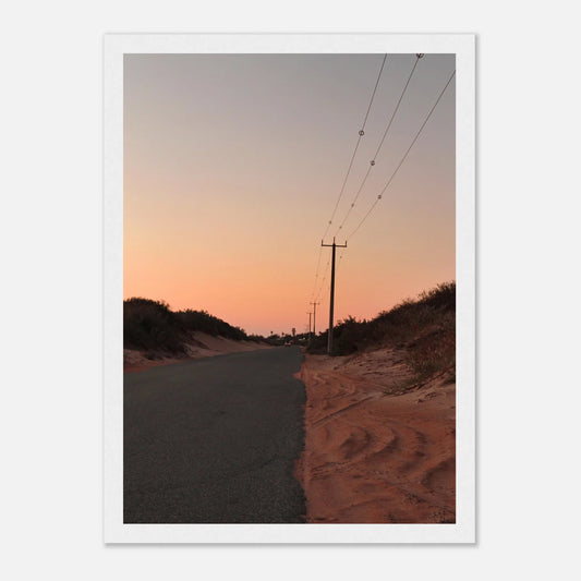 HAPPY MIND Poster *dreamy sunset*