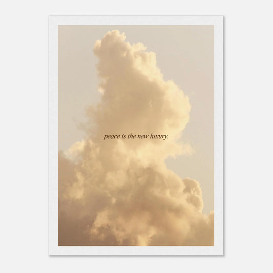 HAPPY MIND Poster *peace is the new luxury*