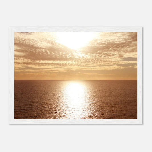 HAPPY MIND Poster *Himmel und Meer aus Gold*