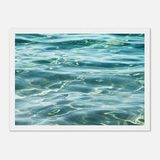 HAPPY MIND Poster *Crystal Clear Blue*