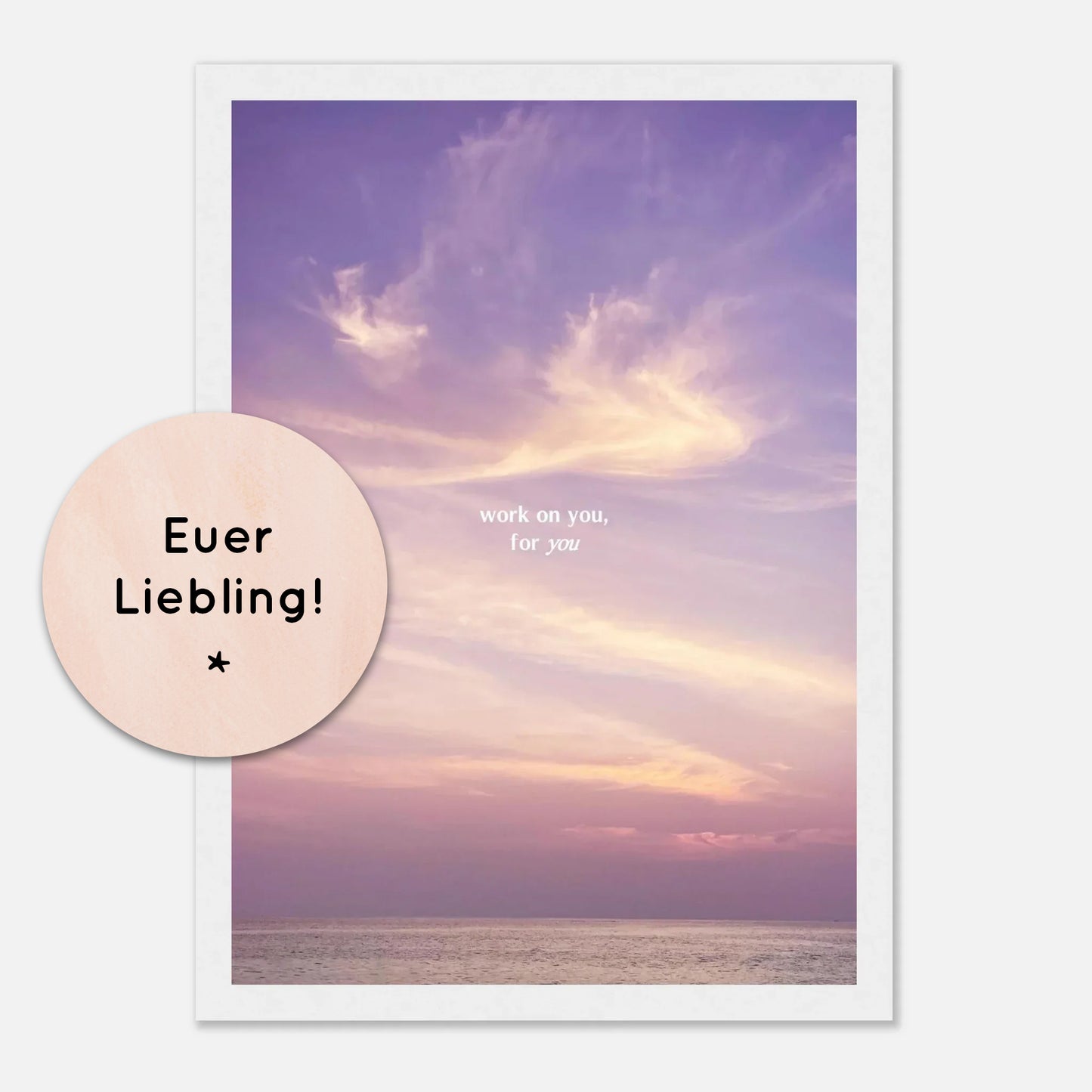 HAPPY MIND Poster *work on you, for you*