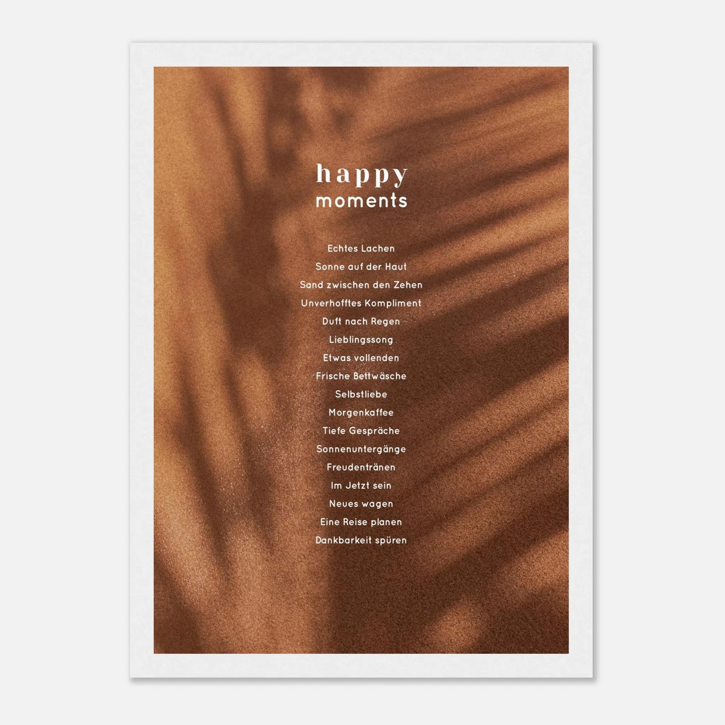HAPPY MIND Poster *happy moments*