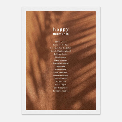 HAPPY MIND Poster *happy moments*