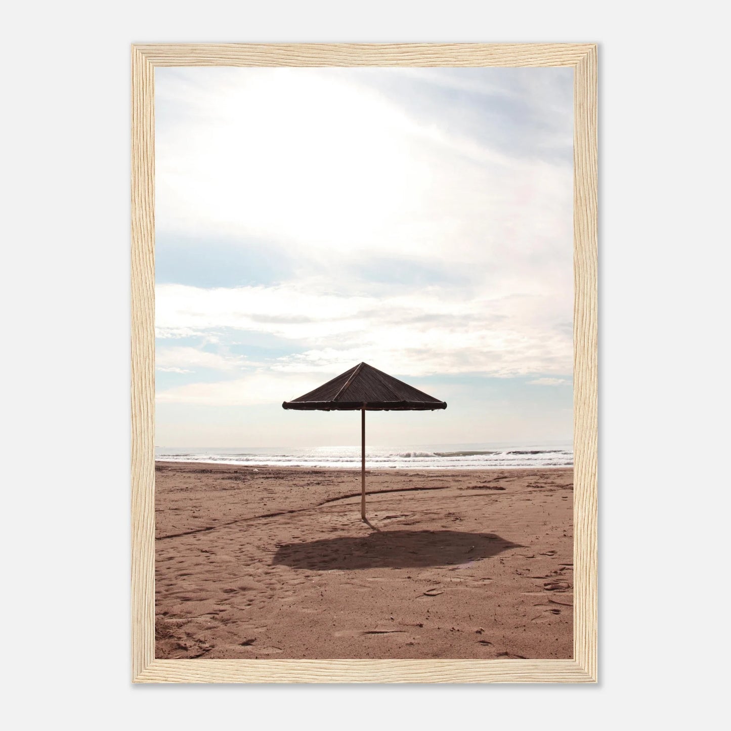 HAPPY MIND Poster *Sonne, Sonnenschirm & Stille*