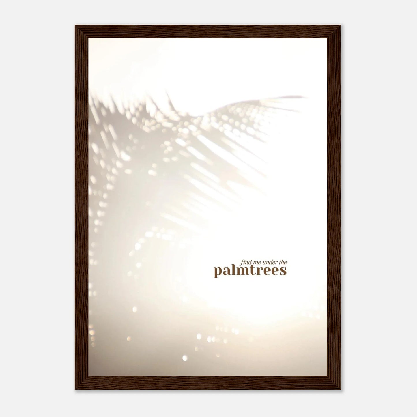HAPPY MIND Poster *palmtrees*