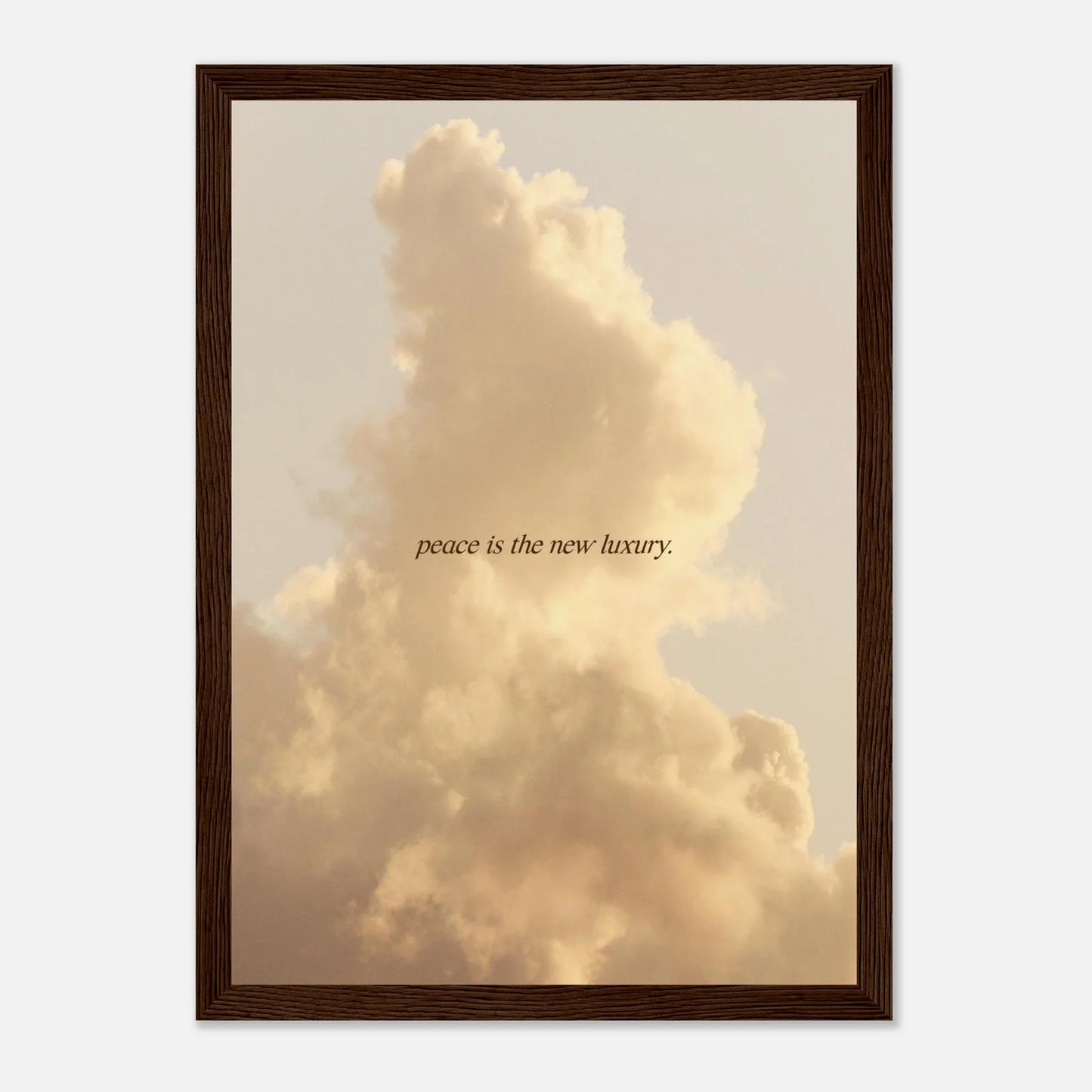 HAPPY MIND Poster *peace is the new luxury*