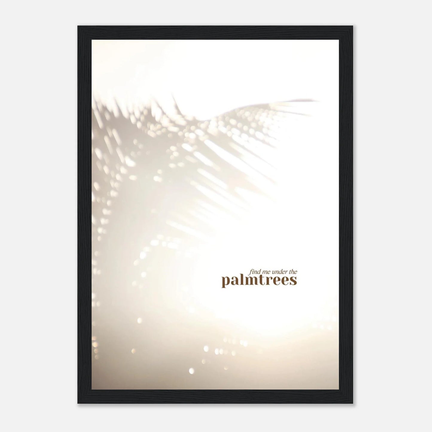 HAPPY MIND Poster *palmtrees*