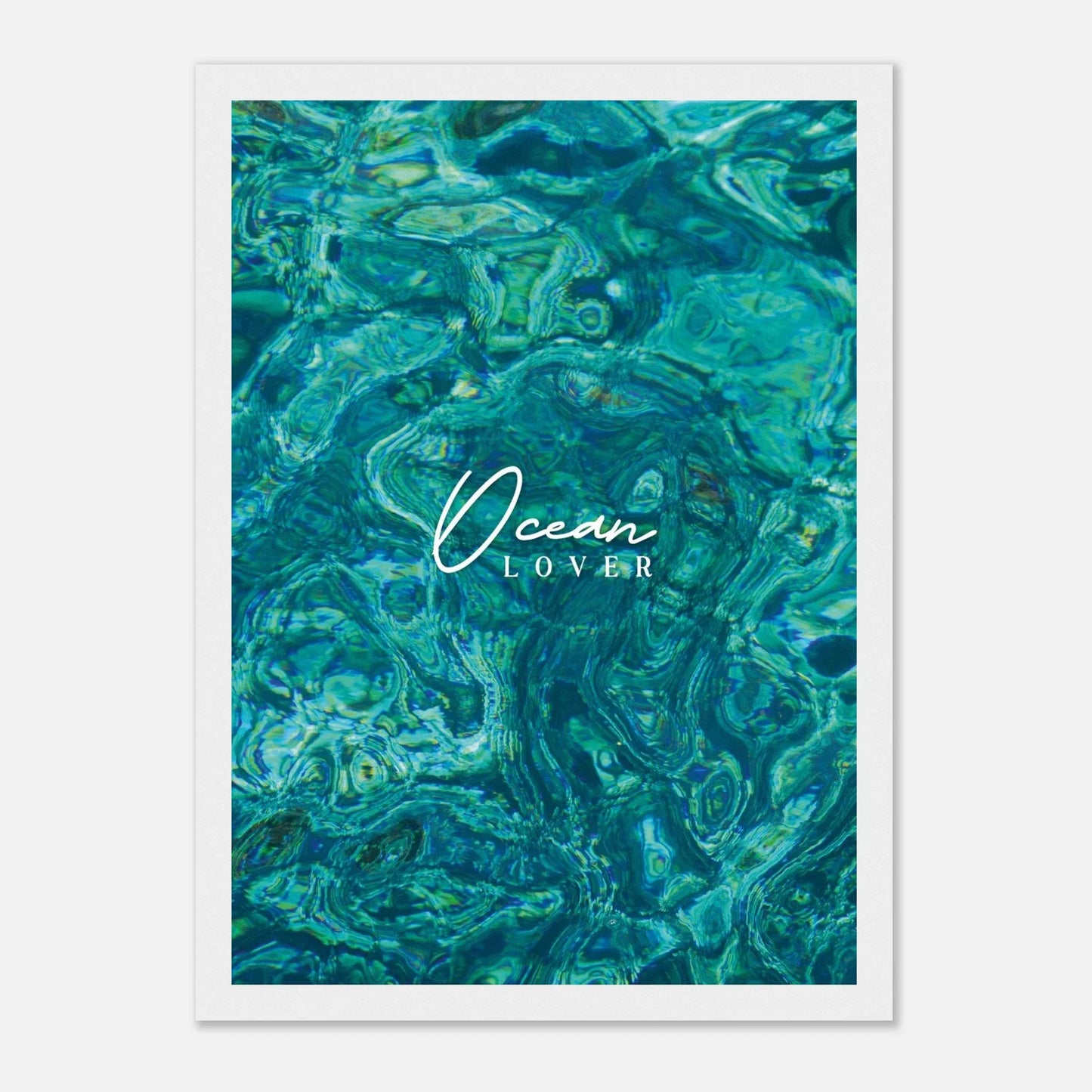 HAPPY MIND Poster *ocean lover*