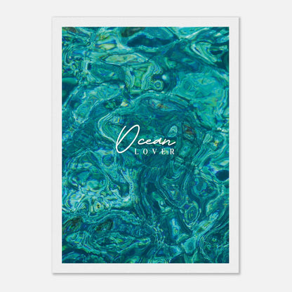 HAPPY MIND Poster *ocean lover*