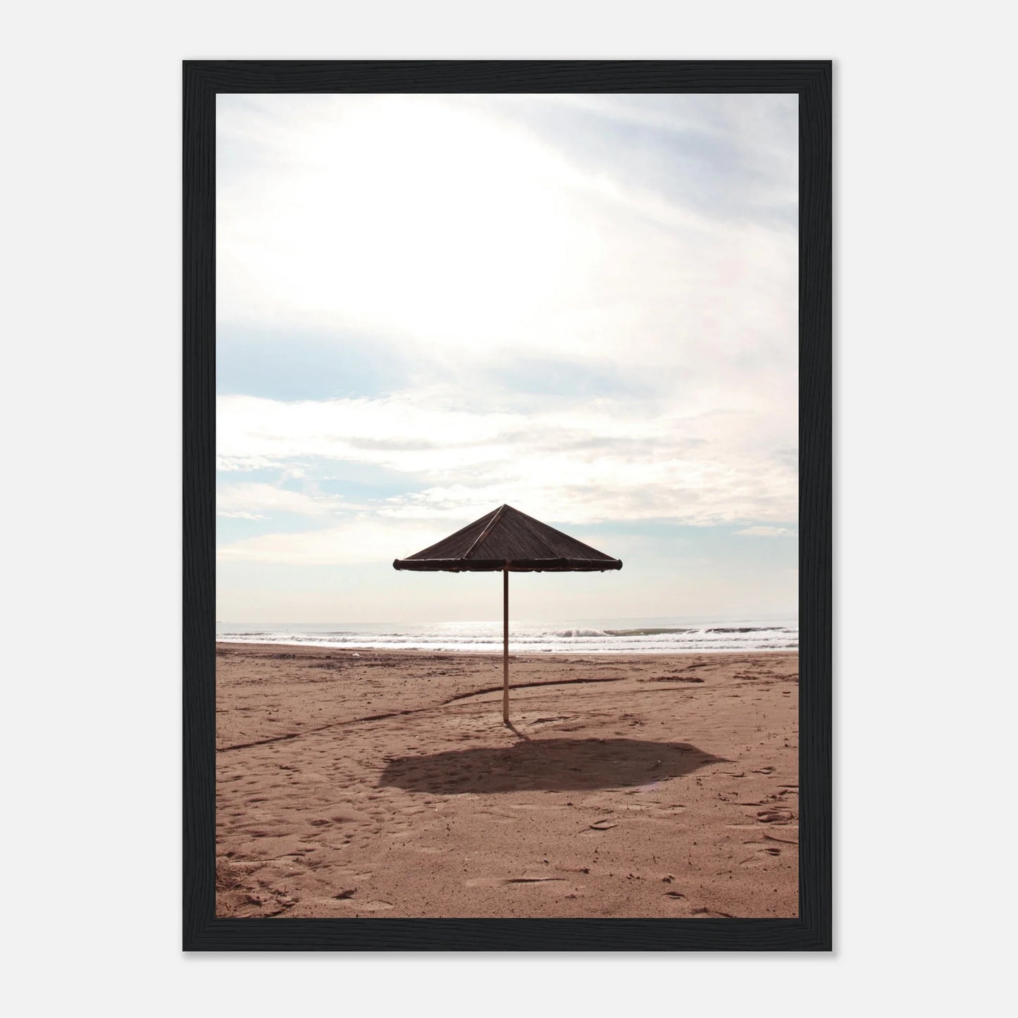 HAPPY MIND Poster *Sonne, Sonnenschirm & Stille*