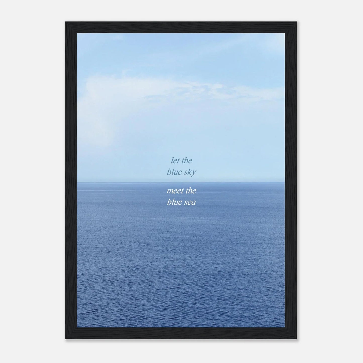 HAPPY MIND Poster *blue sky*
