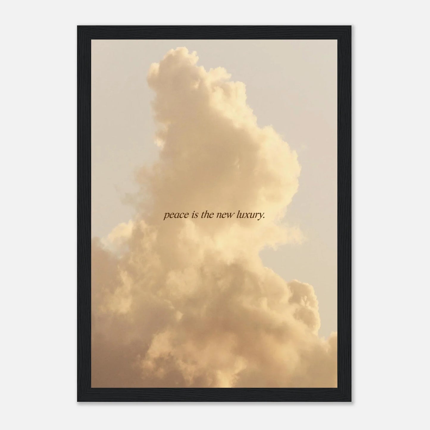 HAPPY MIND Poster *peace is the new luxury*