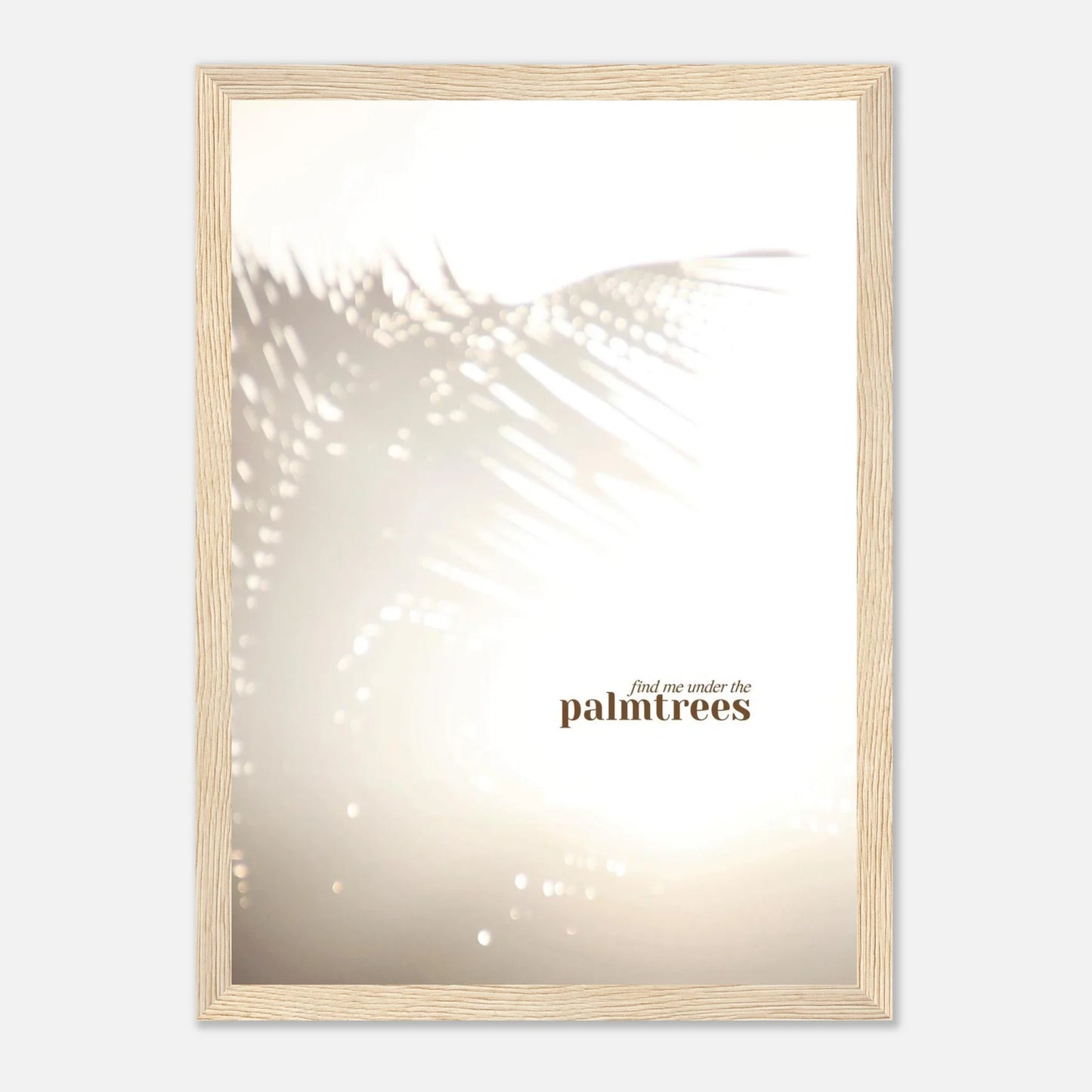 HAPPY MIND Poster *palmtrees*