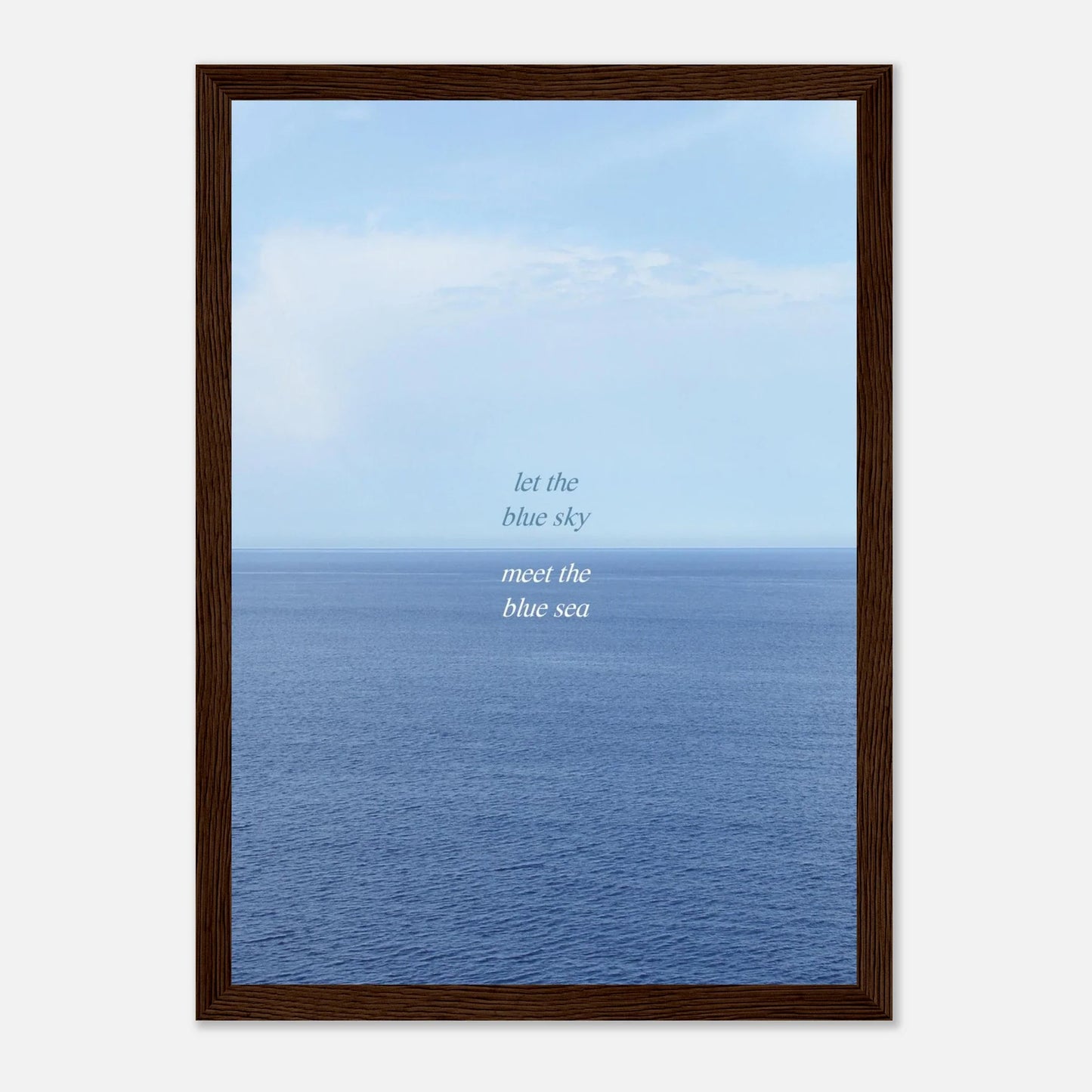 HAPPY MIND Poster *blue sky*