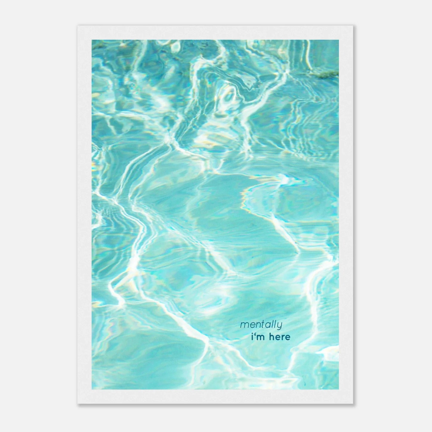 HAPPY MIND Poster *mentally i'm here*