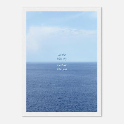 HAPPY MIND Poster *blue sky*