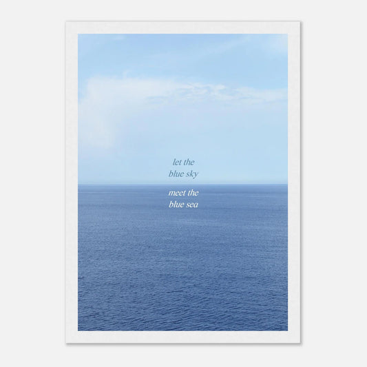 HAPPY MIND Poster *blue sky*