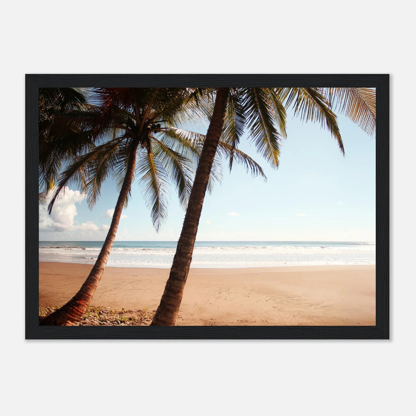 HAPPY MIND Poster *Im Schatten karibischer Palmen*