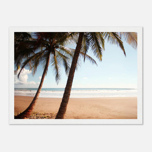 HAPPY MIND Poster *Im Schatten karibischer Palmen*