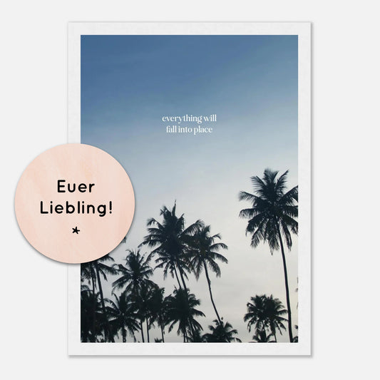 HAPPY MIND Poster *fall into place*