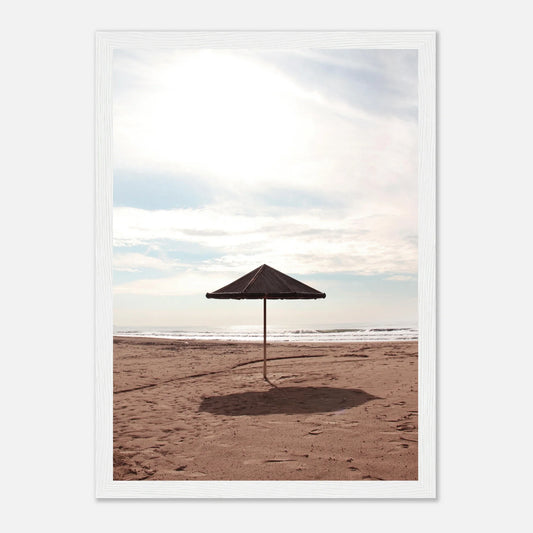 HAPPY MIND Poster *Sonne, Sonnenschirm & Stille*