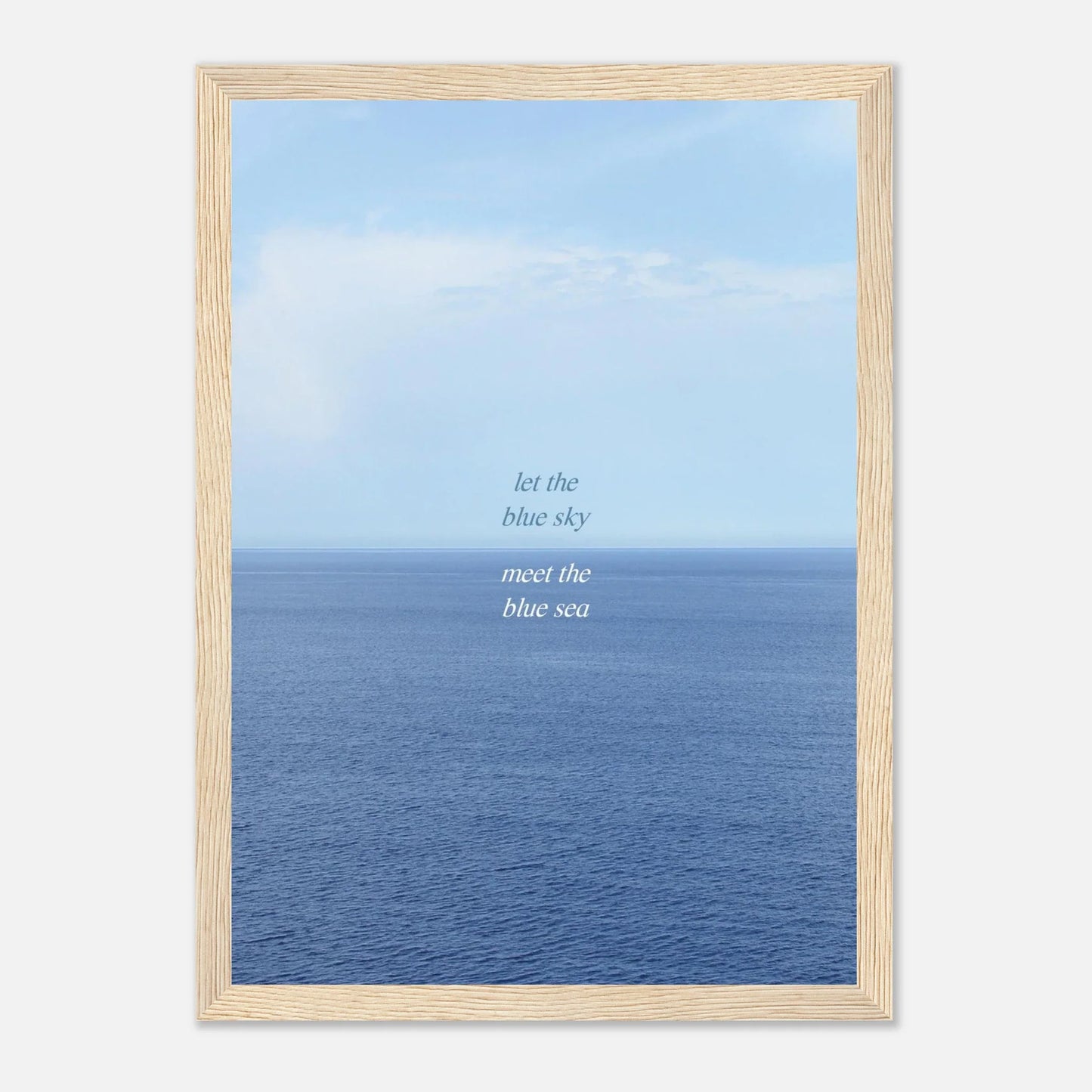 HAPPY MIND Poster *blue sky*